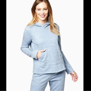 UGG Pilar Heathered Blue Hoodie - Navy Blue